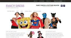 Desktop Screenshot of fancydresshire.com.au